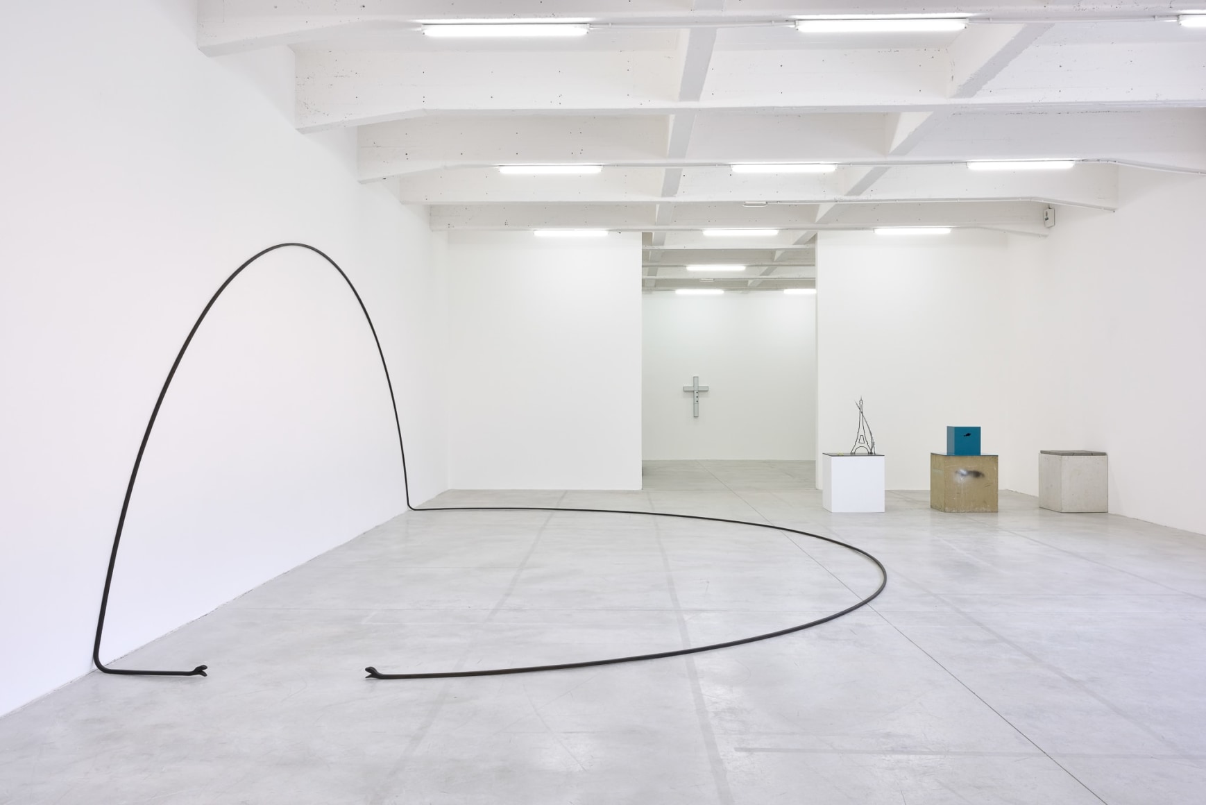Valentin Carron Installation view: Zéro Virgule Nul, Le Consortium, Dijon, 2020