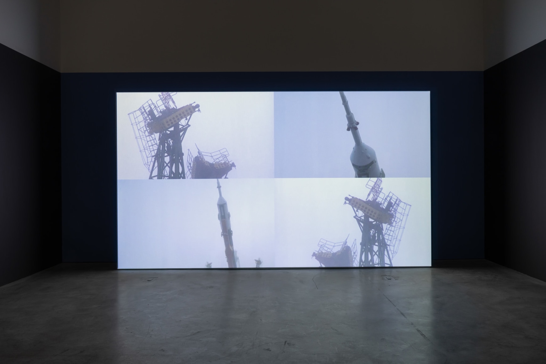 Jane and Louise Wilson, Installation view of Dreamtime™, 2023, Contemporary Arts Center (CAC) Gallery at the University of California, Irvine, Photo by Yubo Dong / of studio photography.