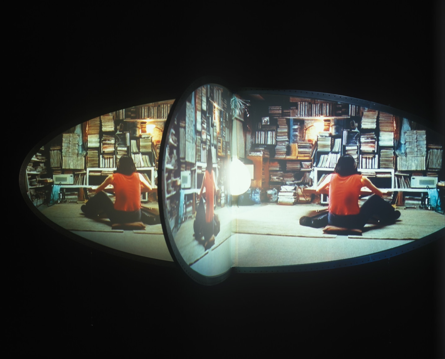 Doug Aitken, new skin, 2002, Installation view: 303 Gallery, 2002