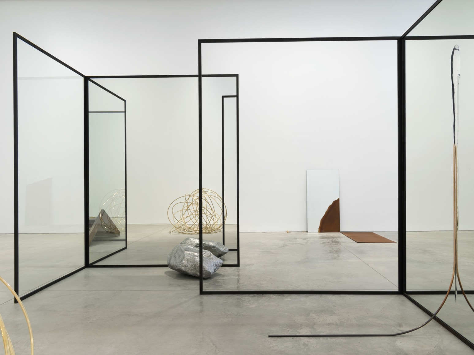 Alicja Kwade, Installation view: I Rise Again, Changed But The Same, 303 Gallery, 2016