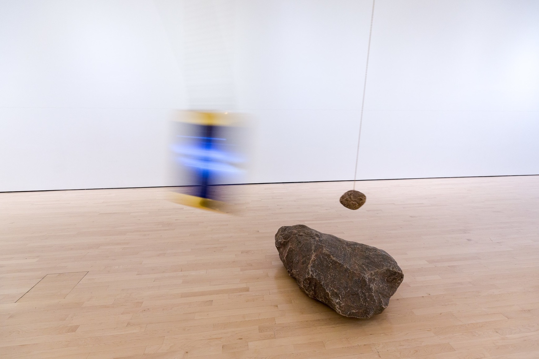 Installation view: Field Day: Alicja Kwade, Eli and Edythe Broad Art Museum, 2017