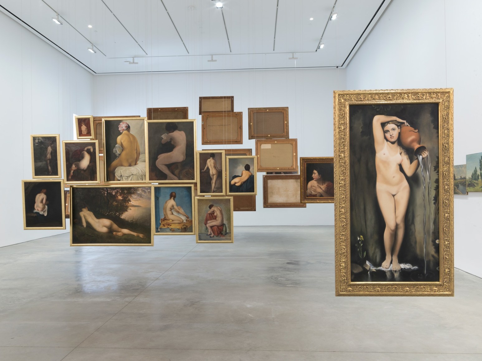 &ldquo;Venus Ingres Standing,&rdquo; right, and other works assembled by Hans-Peter Feldmann at 303 Gallery.