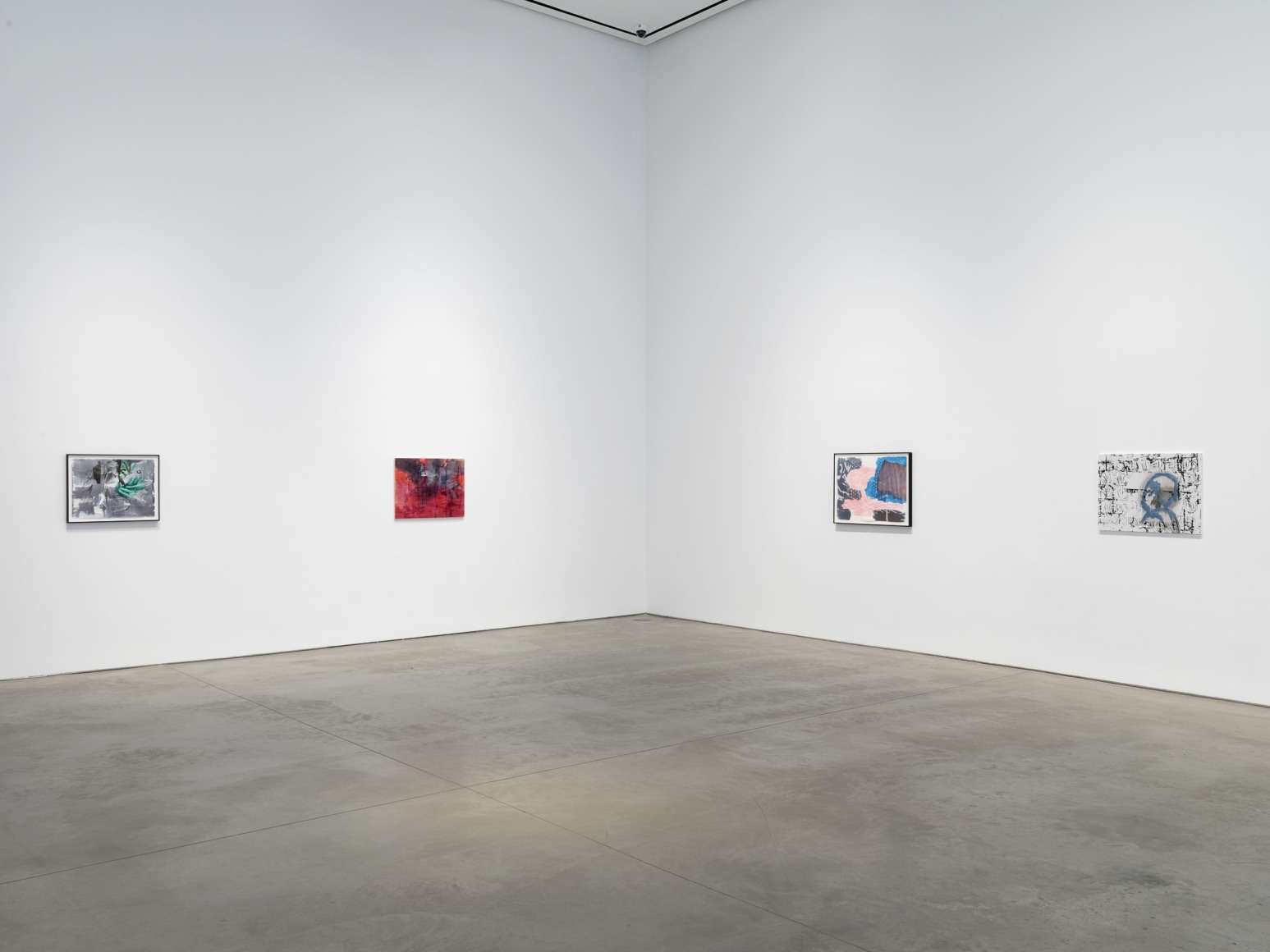 Installation view: Nick Mauss, 303 Gallery, New York, 2020. Photo: John Berens