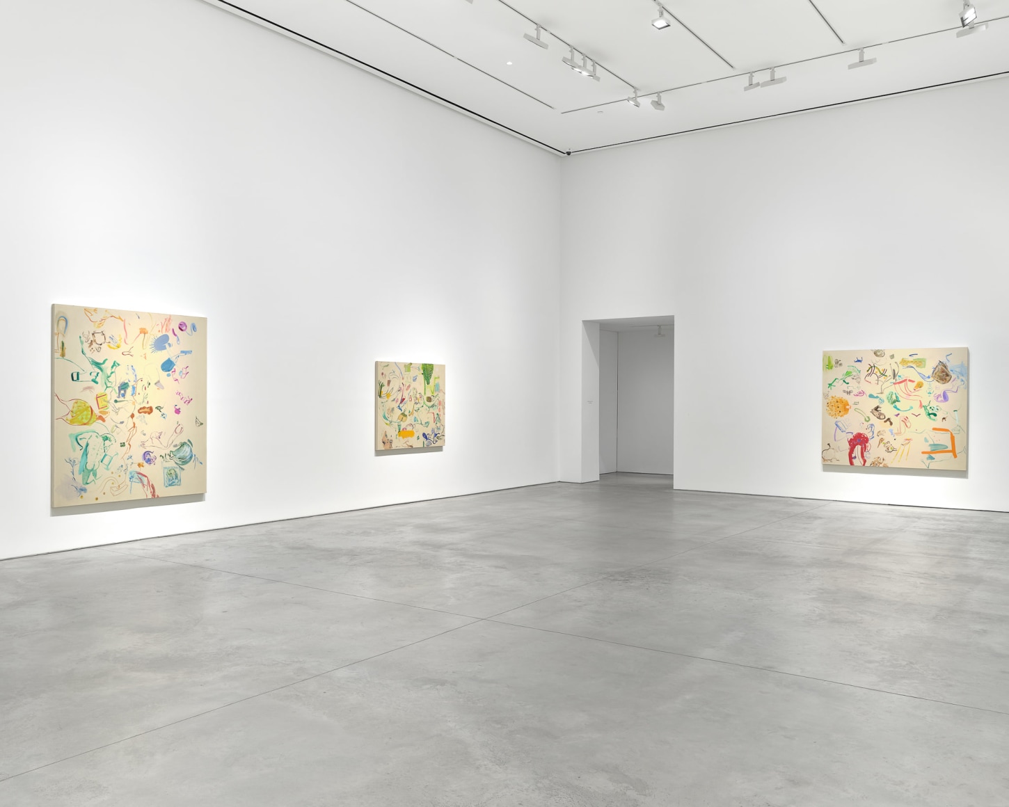 Installation view:&nbsp;Sue Williams, Unspeakable,&nbsp;303 Gallery, New York, 2024. Photo: Justin Craun