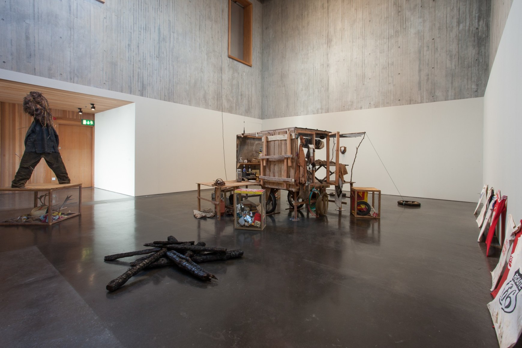Mike Nelson, Lionheart, Installation view, The New Art Gallery Walsall, 2018.