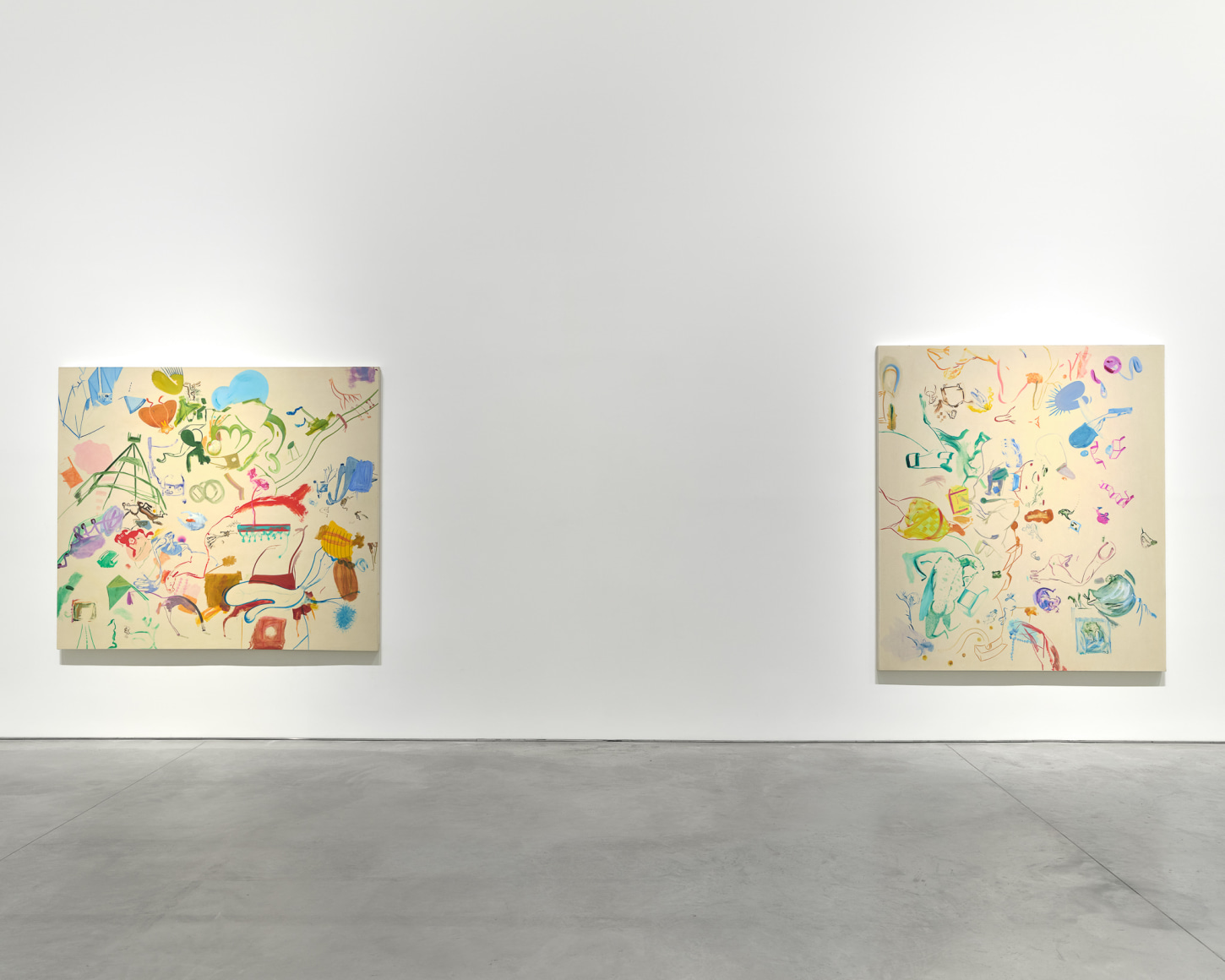 Installation view:&nbsp;Sue Williams, Unspeakable,&nbsp;303 Gallery, New York, 2024. Photo: Justin Craun