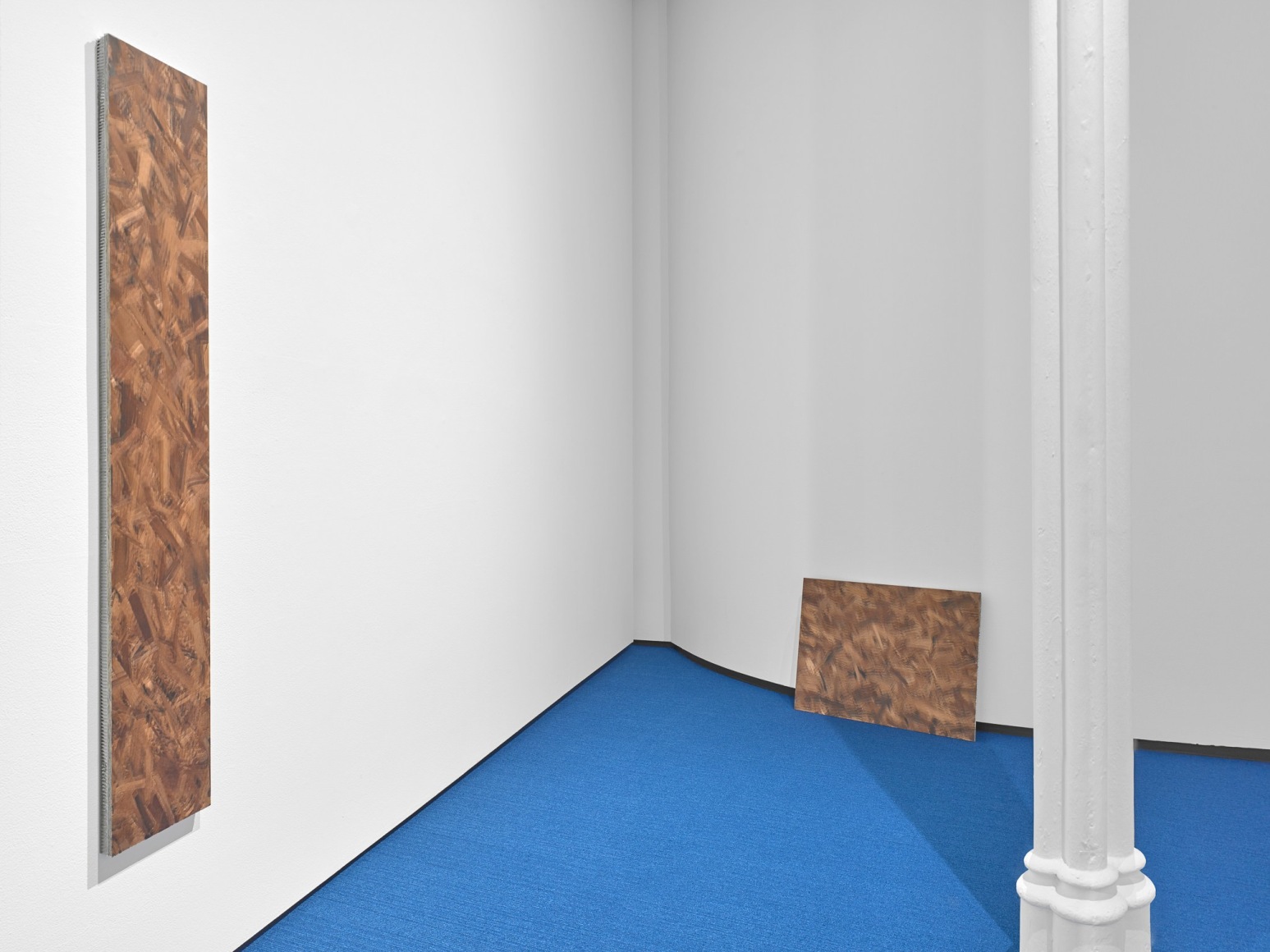 Jacob Kassay, Installation view: Footage, Hallwalls Contemporary Art Center, Buffalo, 2019