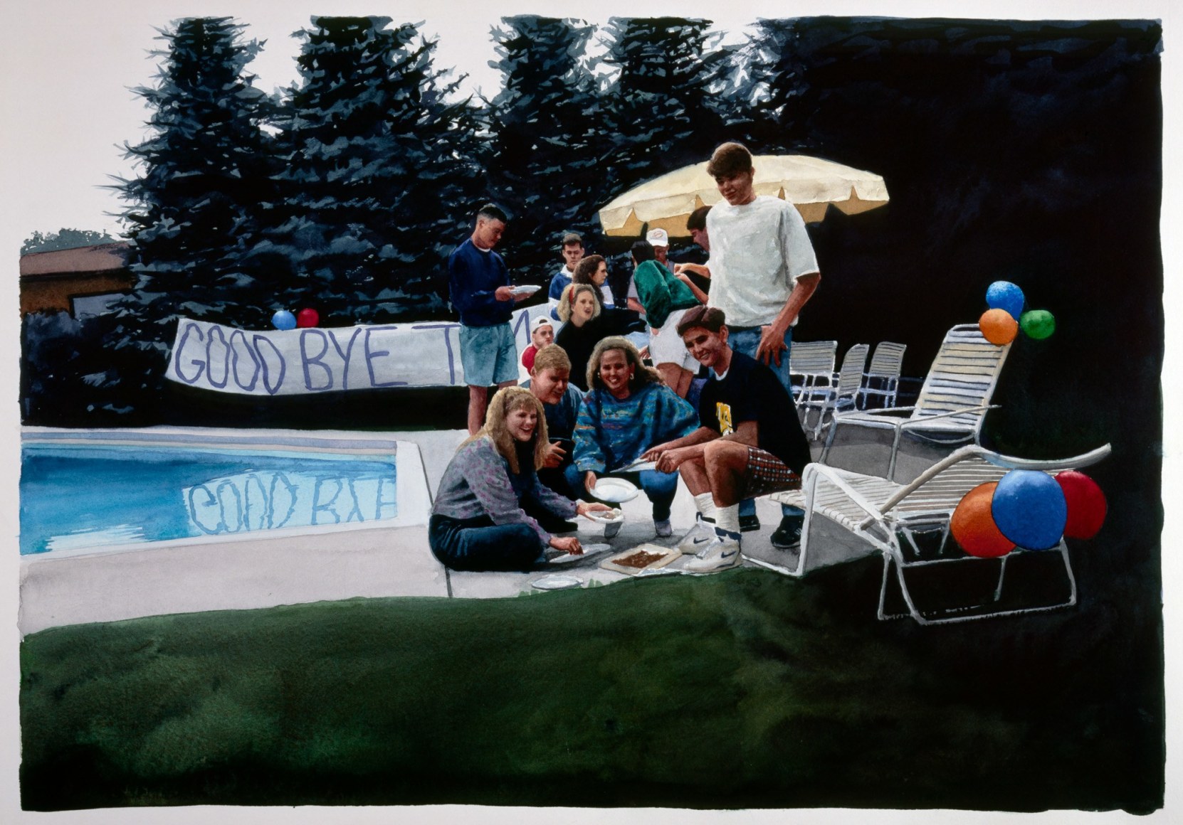Tim Gardner, Untitled (Going away party), 1999