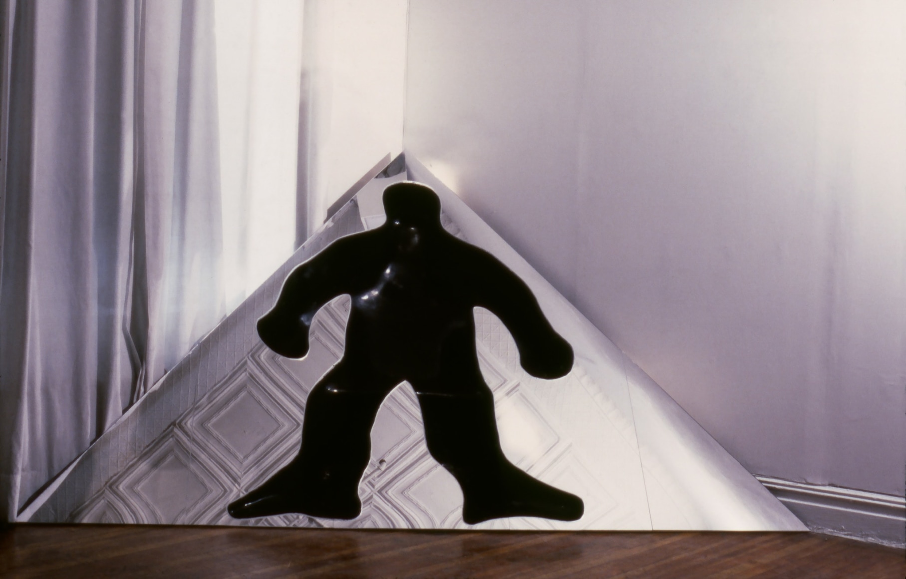 Installation view, Vito Acconci, Nancy Dwyer, Matt Mullican