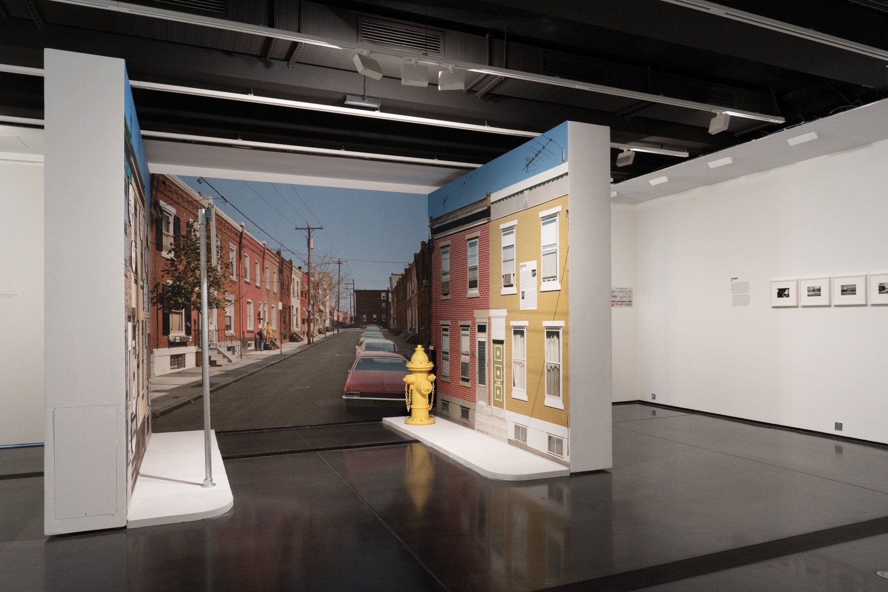 Installation view: Stephen Shore, Vehicular & Vernacular, Fondation Henri Cartier-Bresson, Paris, 2024.