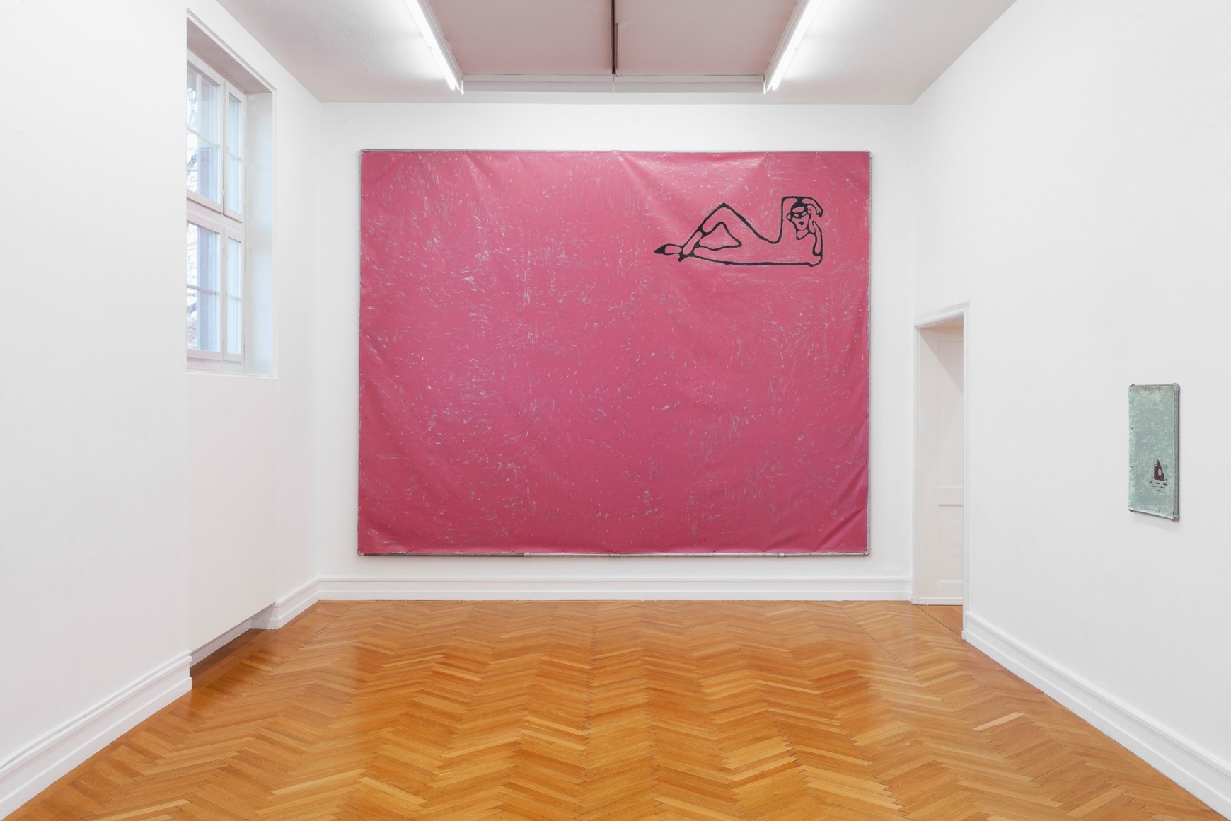 Valentin Carron, Installation view: Do ré mi fa sol la si do, Kunsthalle Bern, 2014