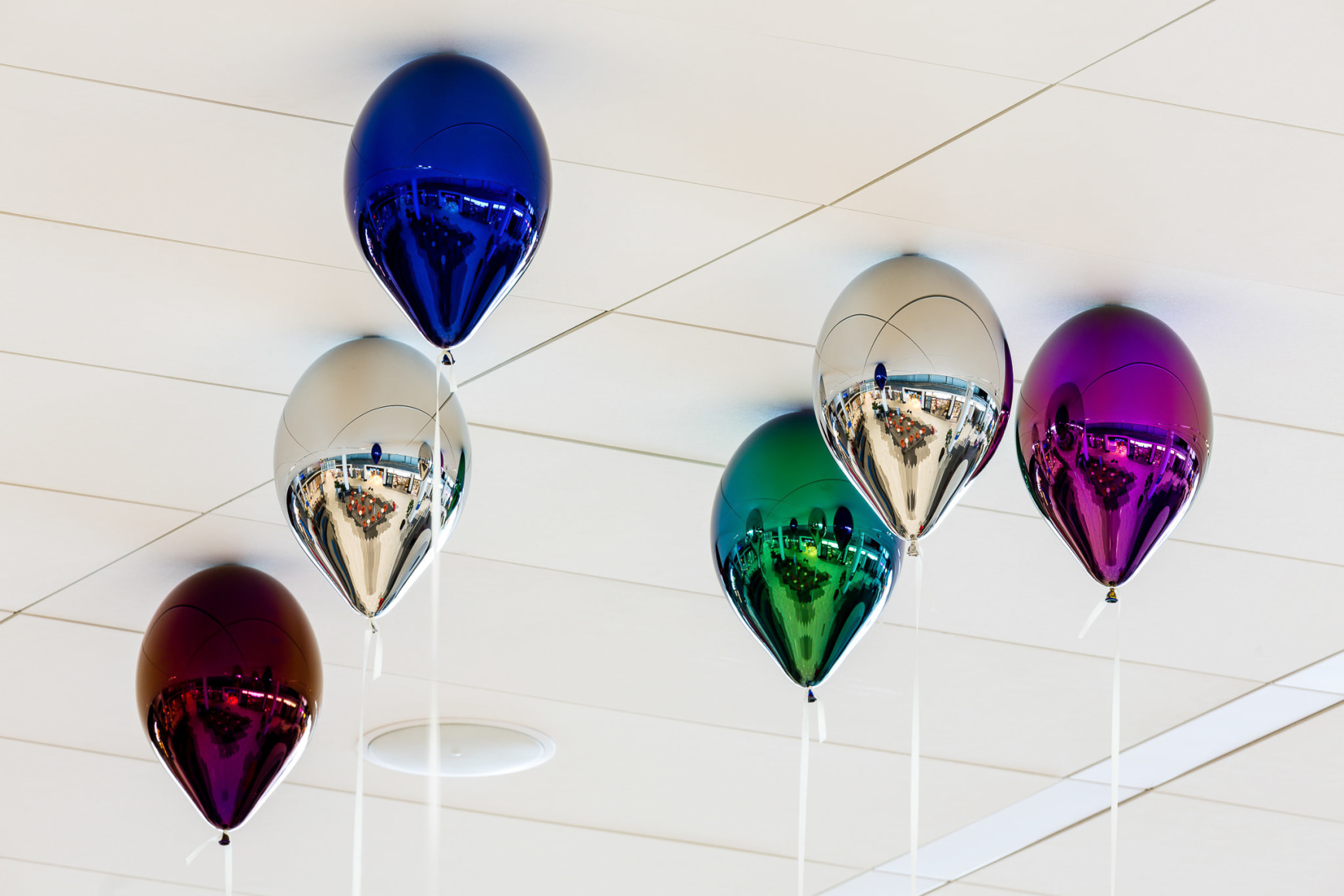 Installation View: Jeppe Hein, All Your Wishes, LaGuardia Airport’s Terminal B, 2020, Commissioned by LaGuardia Gateway Partners in partnership with Public Art Fund for LaGuardia Airport’s Terminal B