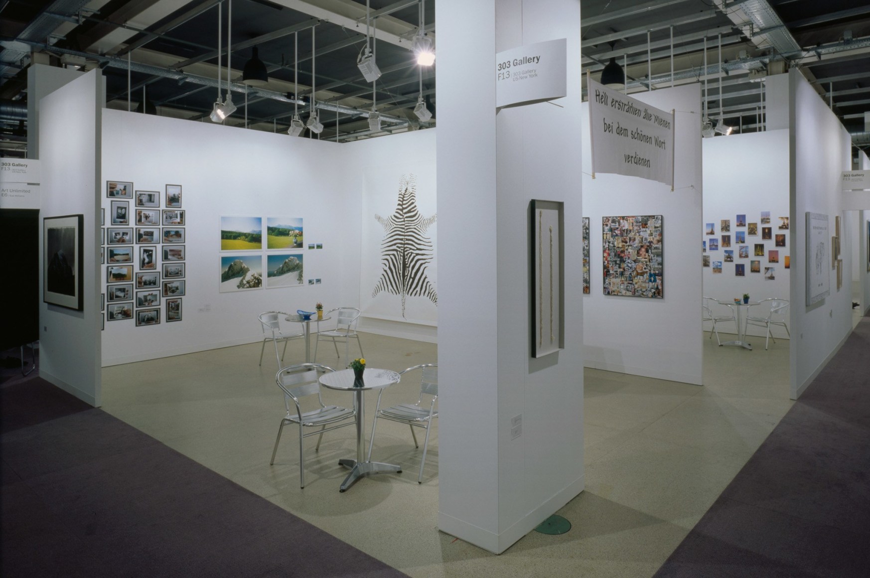 Hans-Peter Feldmann, Installation view: Art Basel | 303 Gallery, 2004