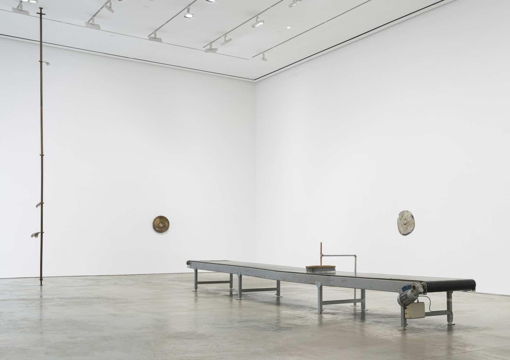 Exhibition view: Nina Canell, Mother of Dust, 303 Gallery, New York, 2023. Photo: Justin Craun
