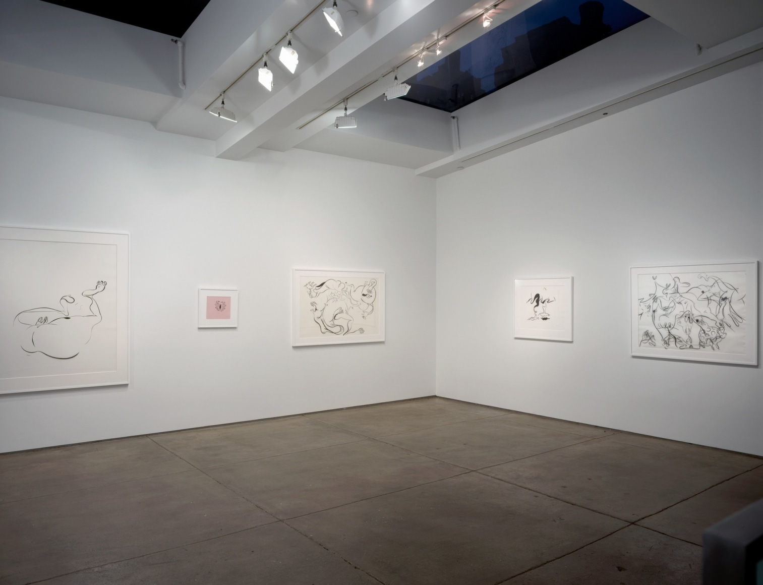 Sue Williams, Installation at 303 Gallery, 2002