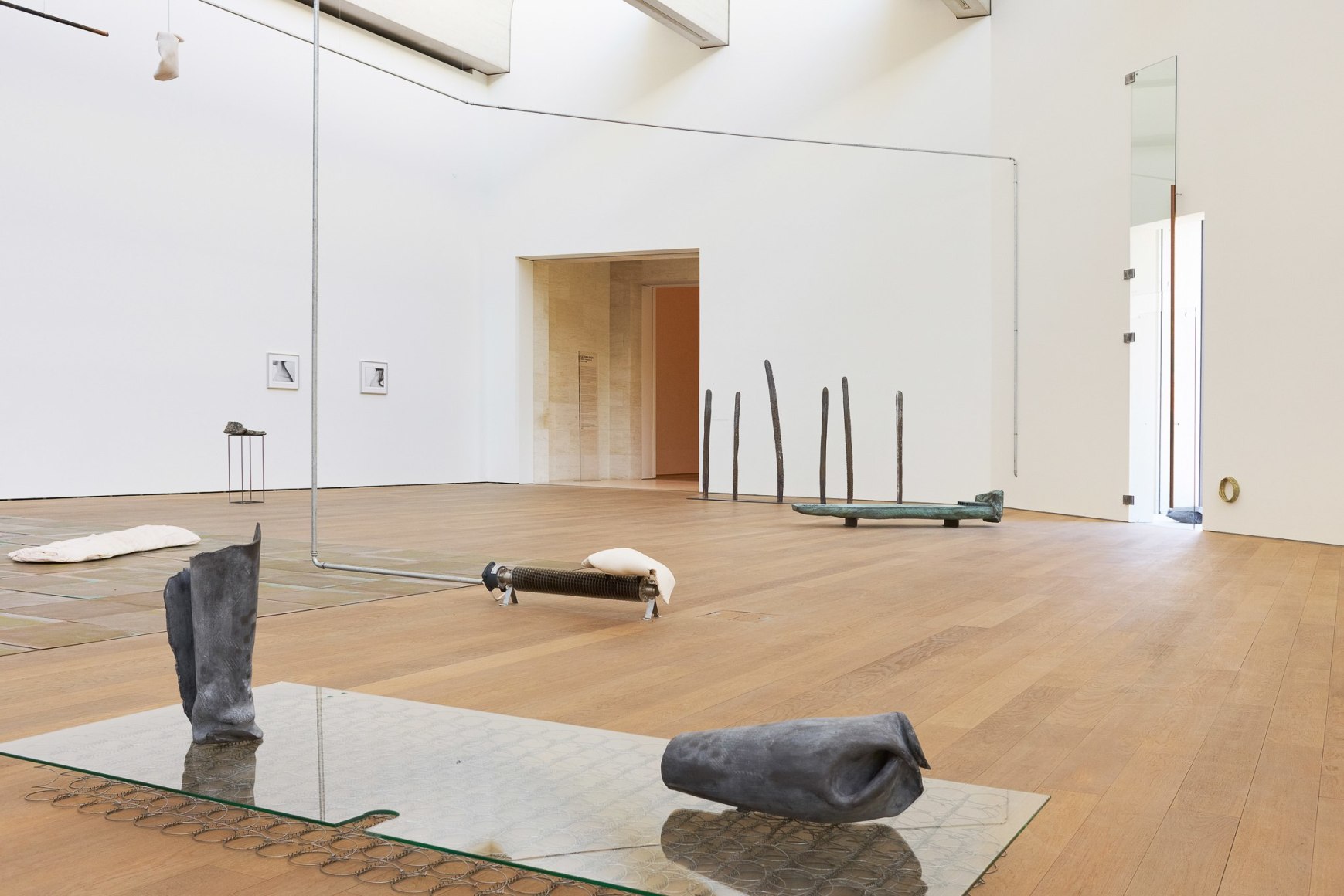 Installatation view: Katinka Bock - Smog / Tomorrow’s Sculpture, Mudam Luxembourg, 2018, Photo: Johannes Schwartz