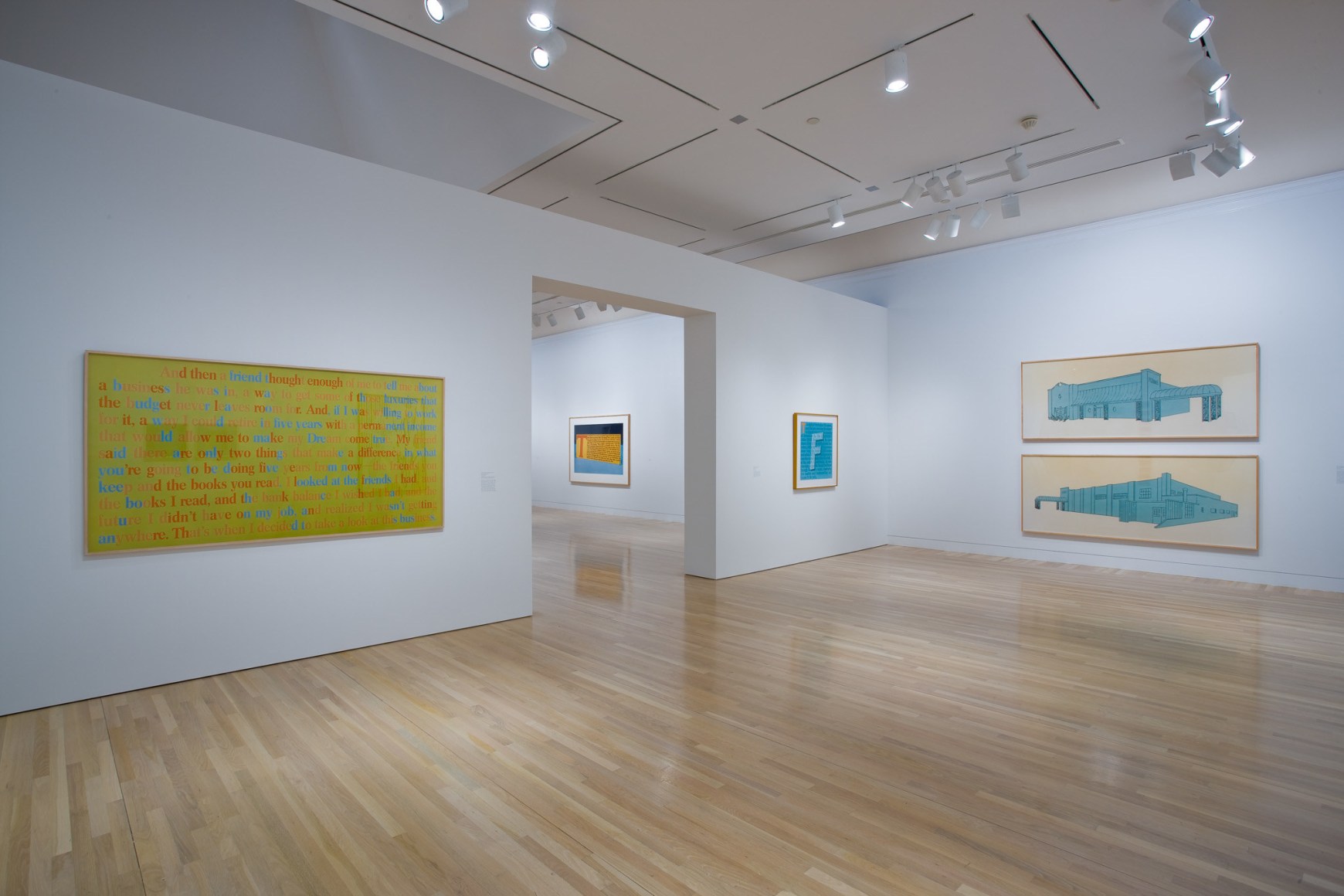 Larry Johnson, Installation view: Hammer Museum, Los Angeles, 2009