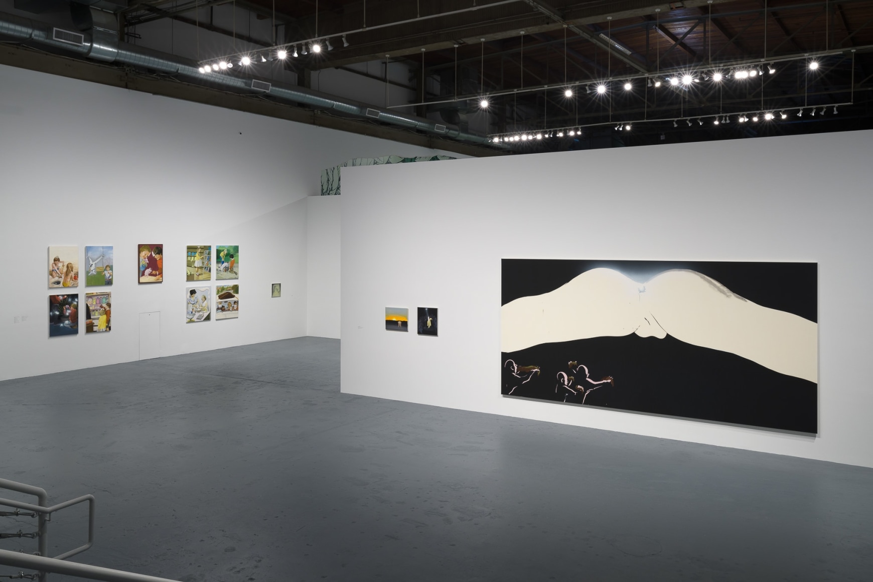 Installation view of Tala Madani: Biscuits, September 10 , 2022 – February 19 , 2023 at The Geffen Contemporary at MOCA. Courtesy of The Museum of Contemporary Art (MOCA). Photo by Jeff McLane.
