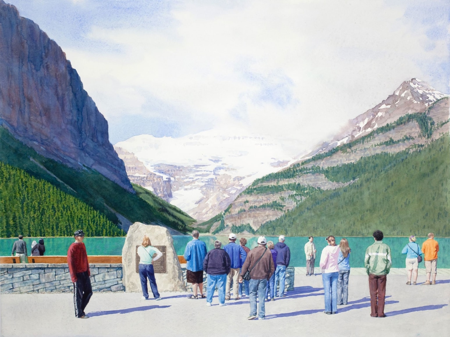 Tim Gardner, Tourists at Lake Louise, 2009