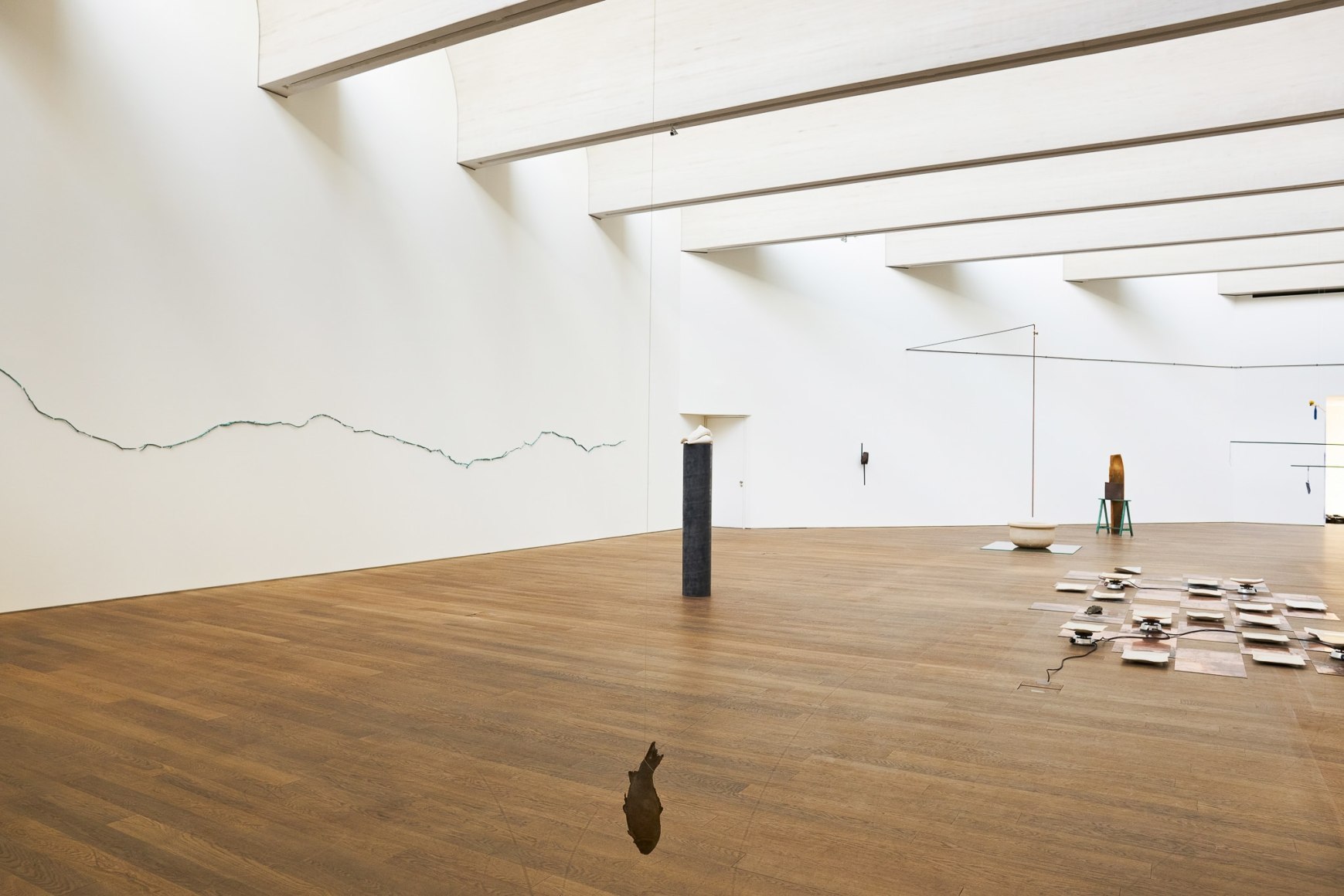 Installatation view: Katinka Bock - Smog / Tomorrow’s Sculpture, Mudam Luxembourg, 2018, Photo: Johannes Schwartz