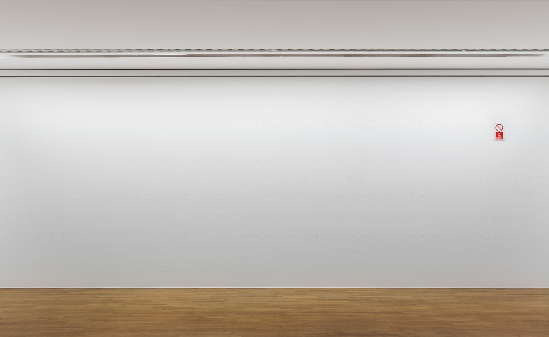 Ceal Floyer, Do Not Remove, 2011, Installation view: Kunstmuseum Bonn, 2015