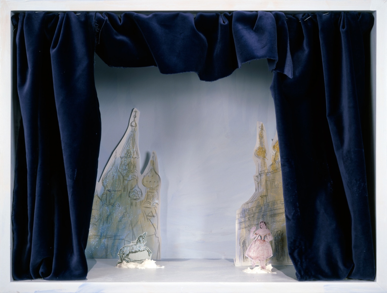 Karen Kilimnik, Act I: Esmeralda & Pony by the Glitter Kremlin, 2001