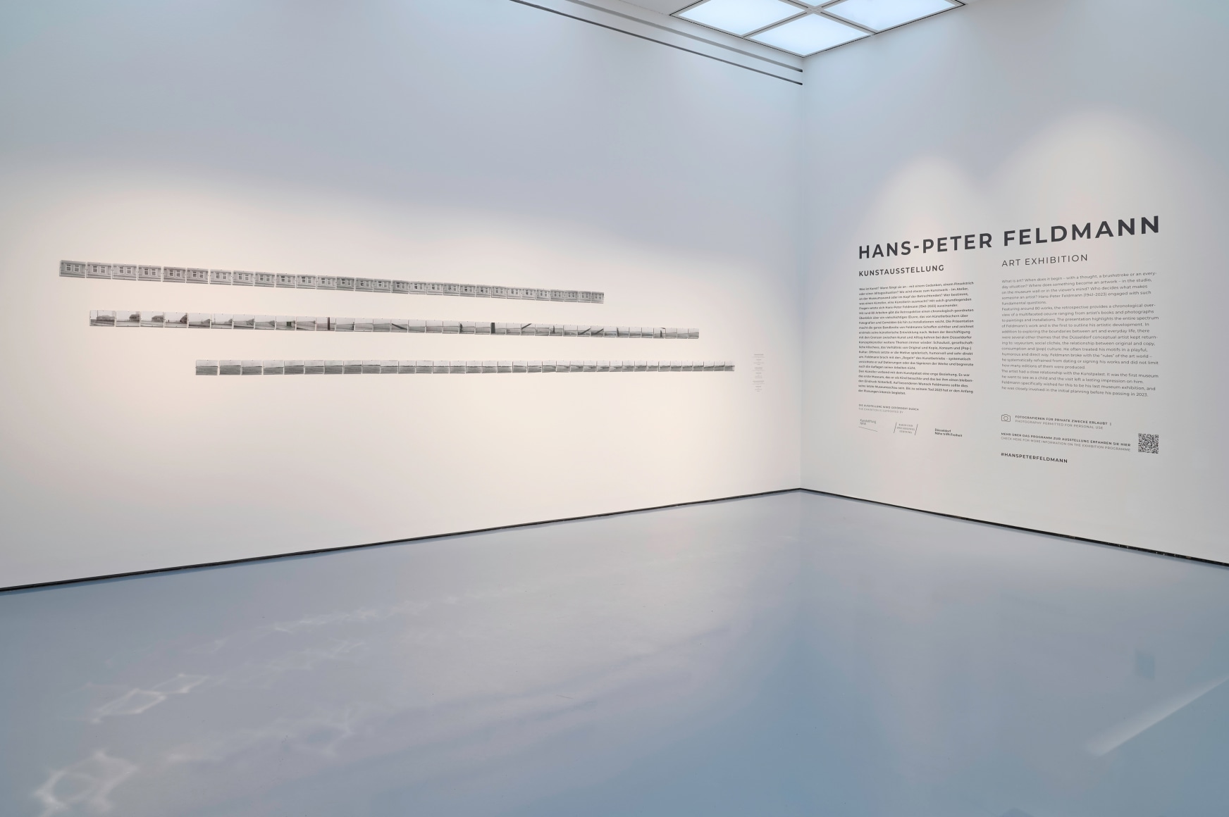 Installation view „Hans-Peter Feldmann. Art Exhibition“, Kunstpalast, Düsseldorf, 2025, © VG Bild-Kunst, Bonn 2025, Foto / Photo: Maris Prieditis