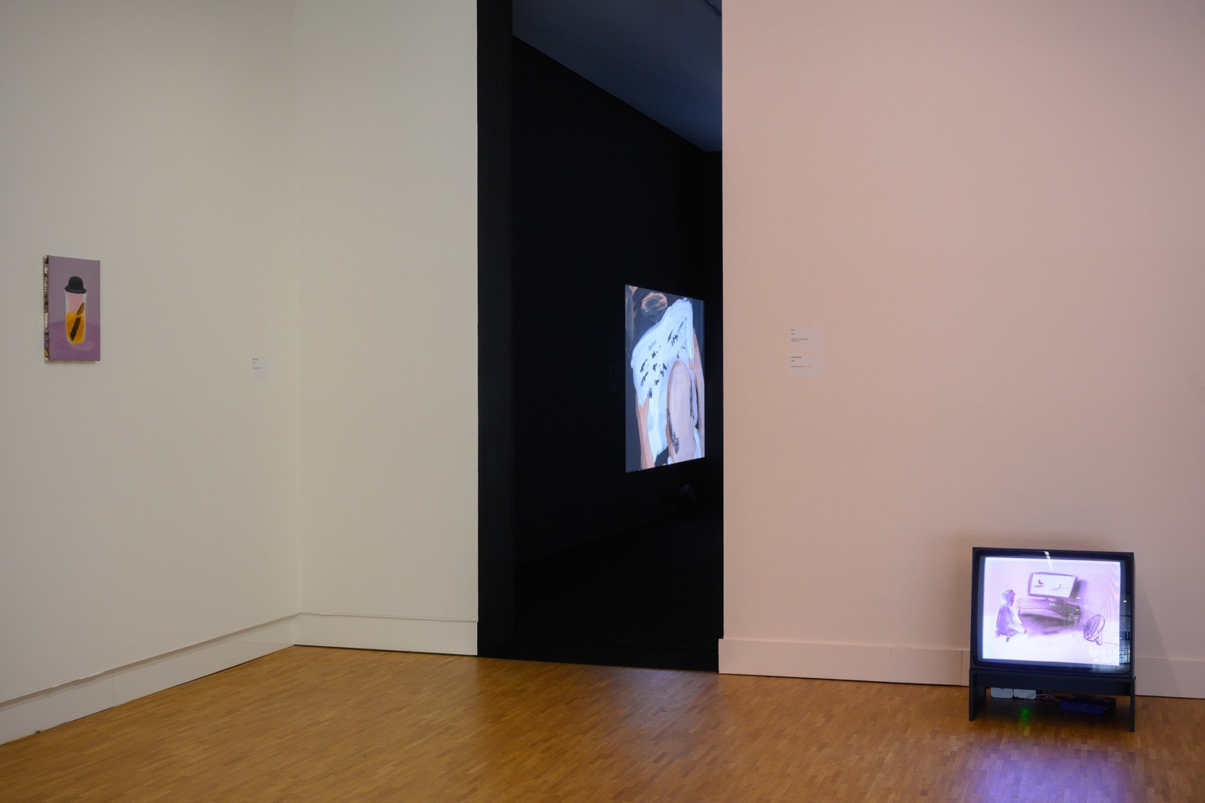 Installation view: Tala Madani, Death Fan, KM21, The Hague, Netherlands, photographer: Peter Cox