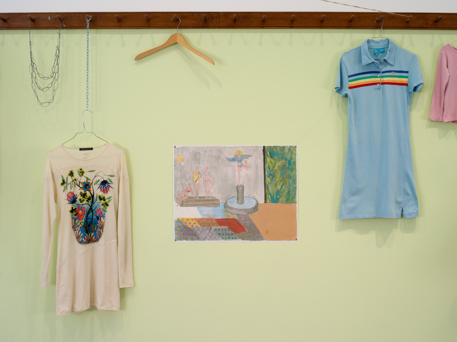 Dominique Gonzalez-Foerster, euqinimod & costumes, 2014, Installation at 303 Gallery, 2014