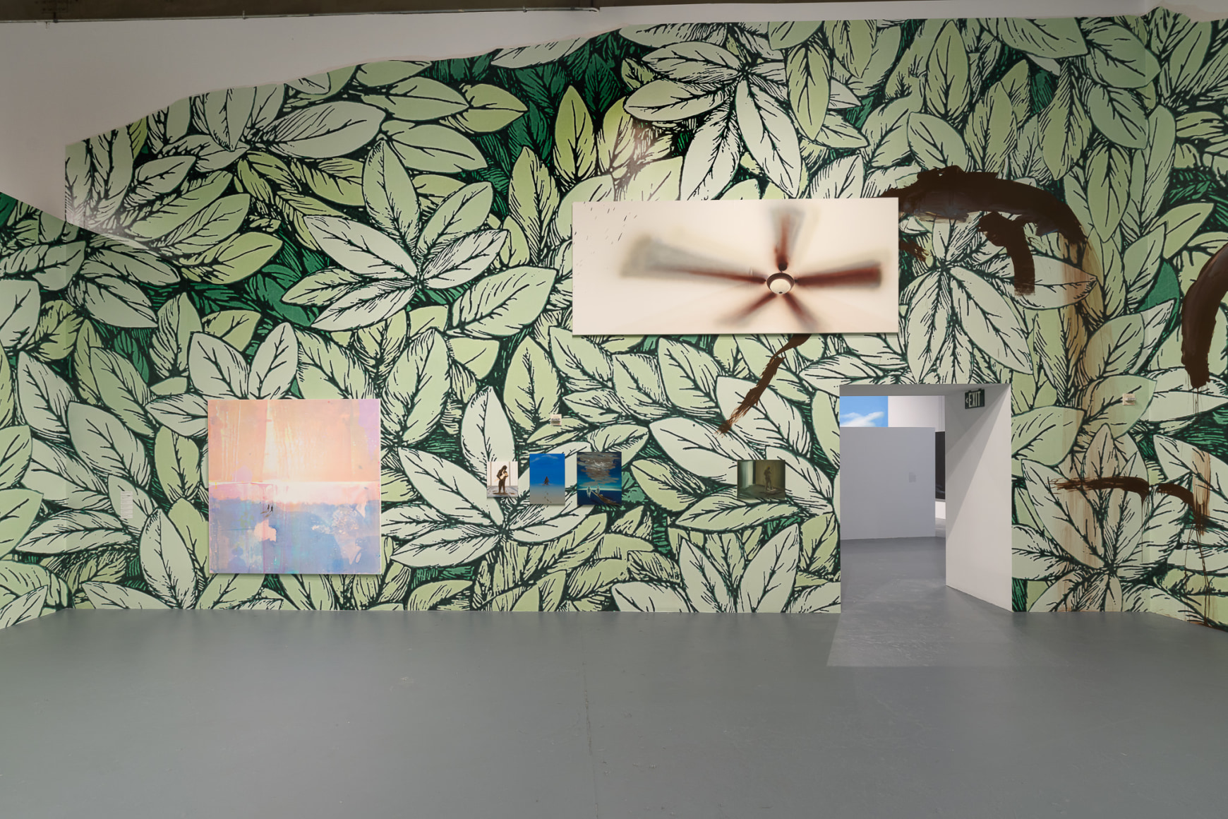 Installation view of Tala Madani: Biscuits, September 10, 2022 – February 19, 2023 at The Geffen Contemporary at MOCA. Courtesy of The Museum of Contemporary Art (MOCA). Photo by Jeff McLane.