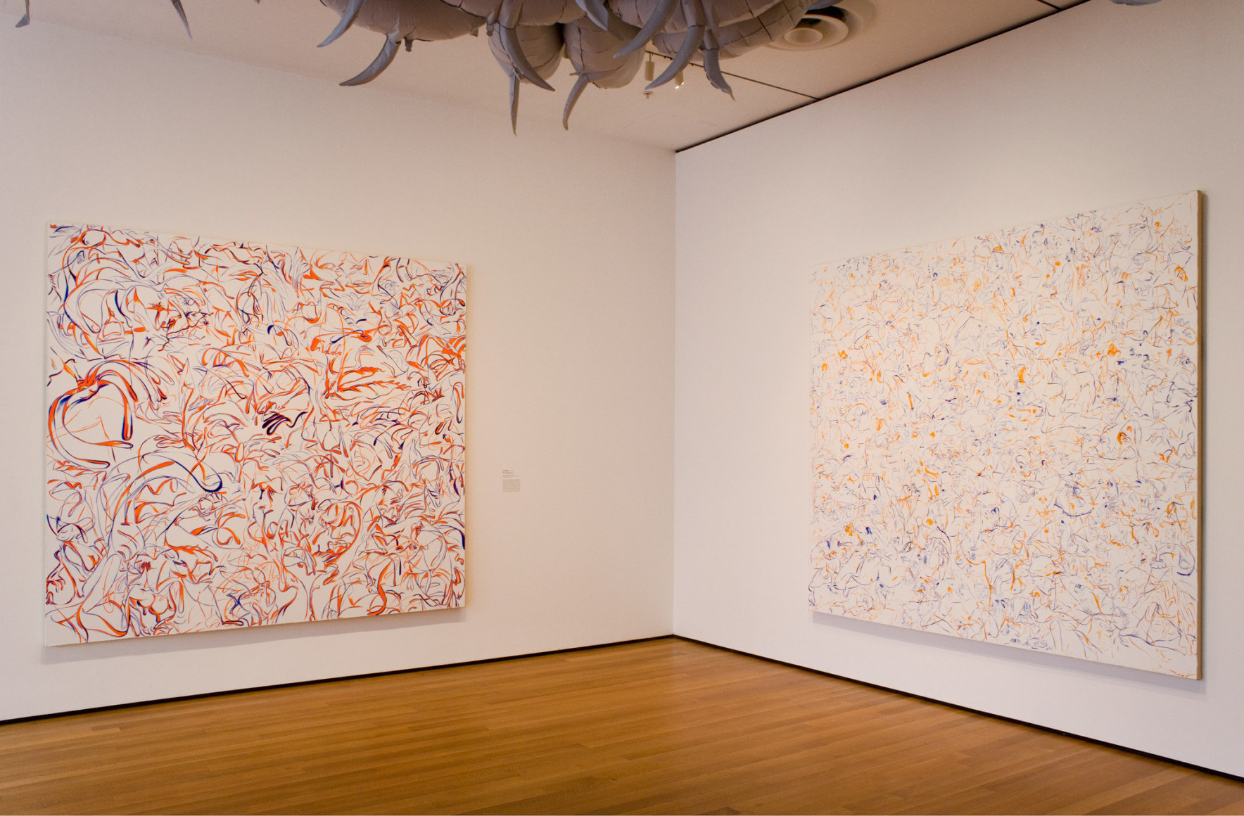 Sue Williams, Installation view: Comic Abstraction: Image-Breaking, Image-Making, MoMA, New York, 2007