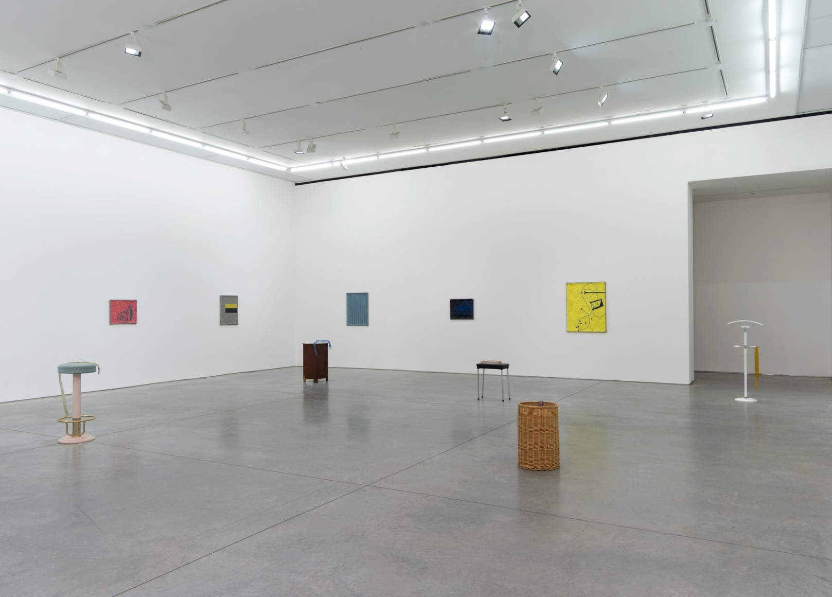 Valentin Carron, "Music is a s-s-serious thing," Installation at 303 Gallery, New York, 2014