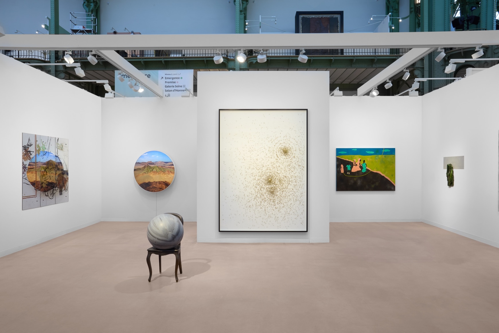 Installation view, Art Basel Paris, 2025, 303 Gallery, Booth B18. Photo: Sebastiano Pellion di Persano