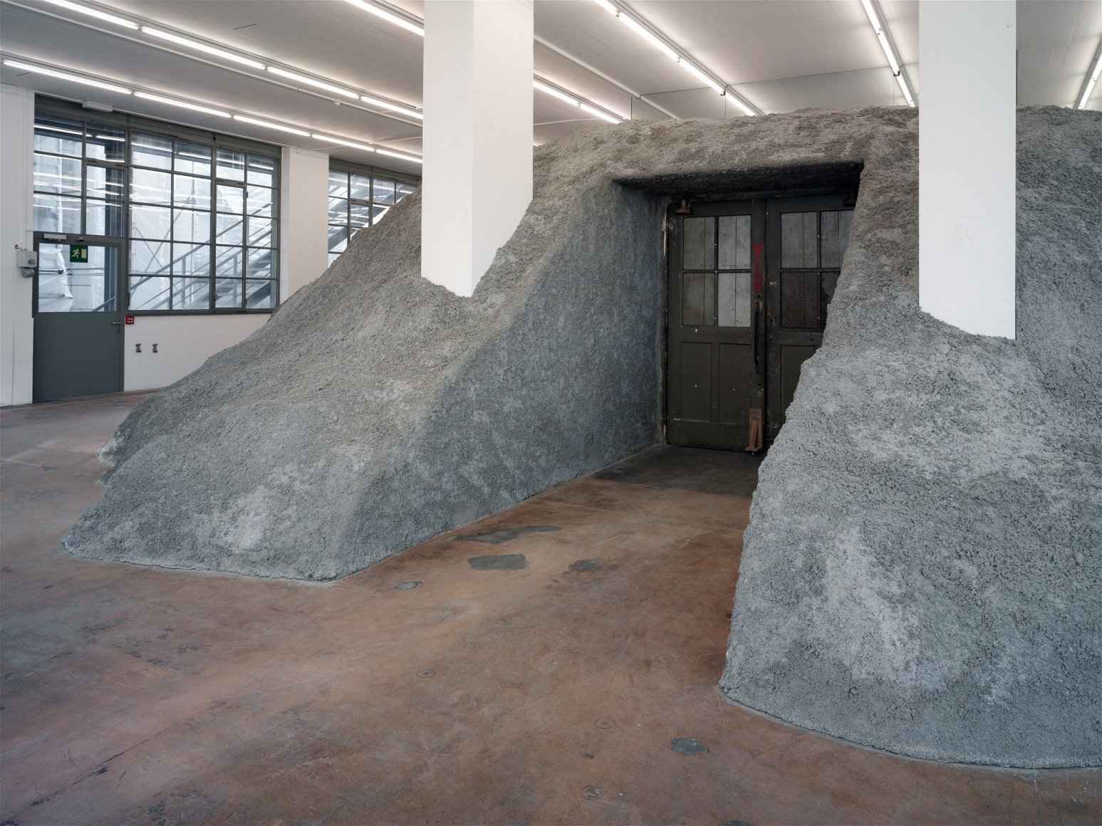 Mike Nelson, Studio Apparatus for MAMCO – An Intermediate Structure For A Museum : Introduction; Building Transplant In Three Sections; Towards A Revisiting Of Futurobjectics (As Voodoo Shrine); Mysterious Island*