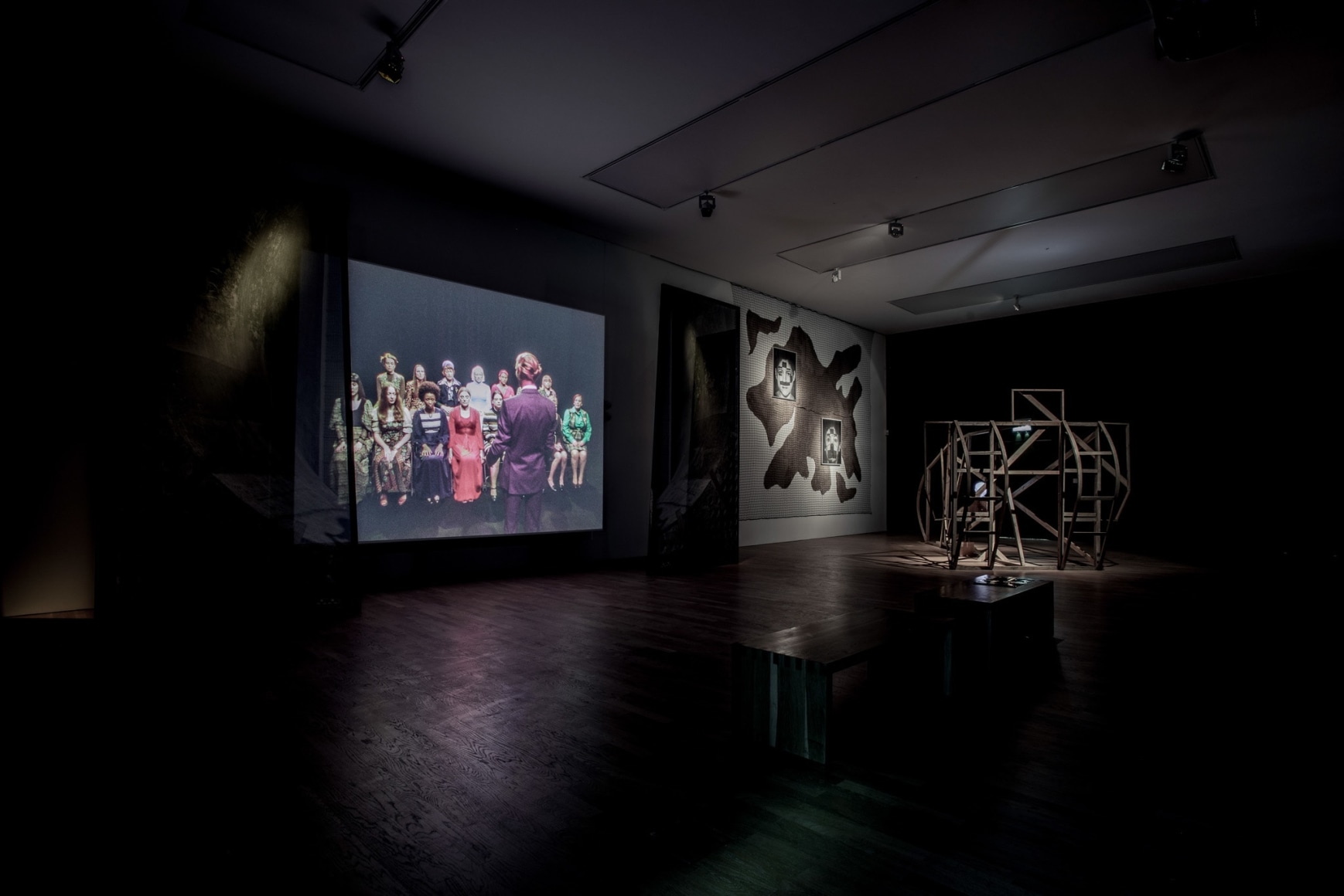 Jane and Louise Wilson, Installation view: Undead Sun: We Put the World Before You, Middlesbrough Institute of Modern Art, 2016