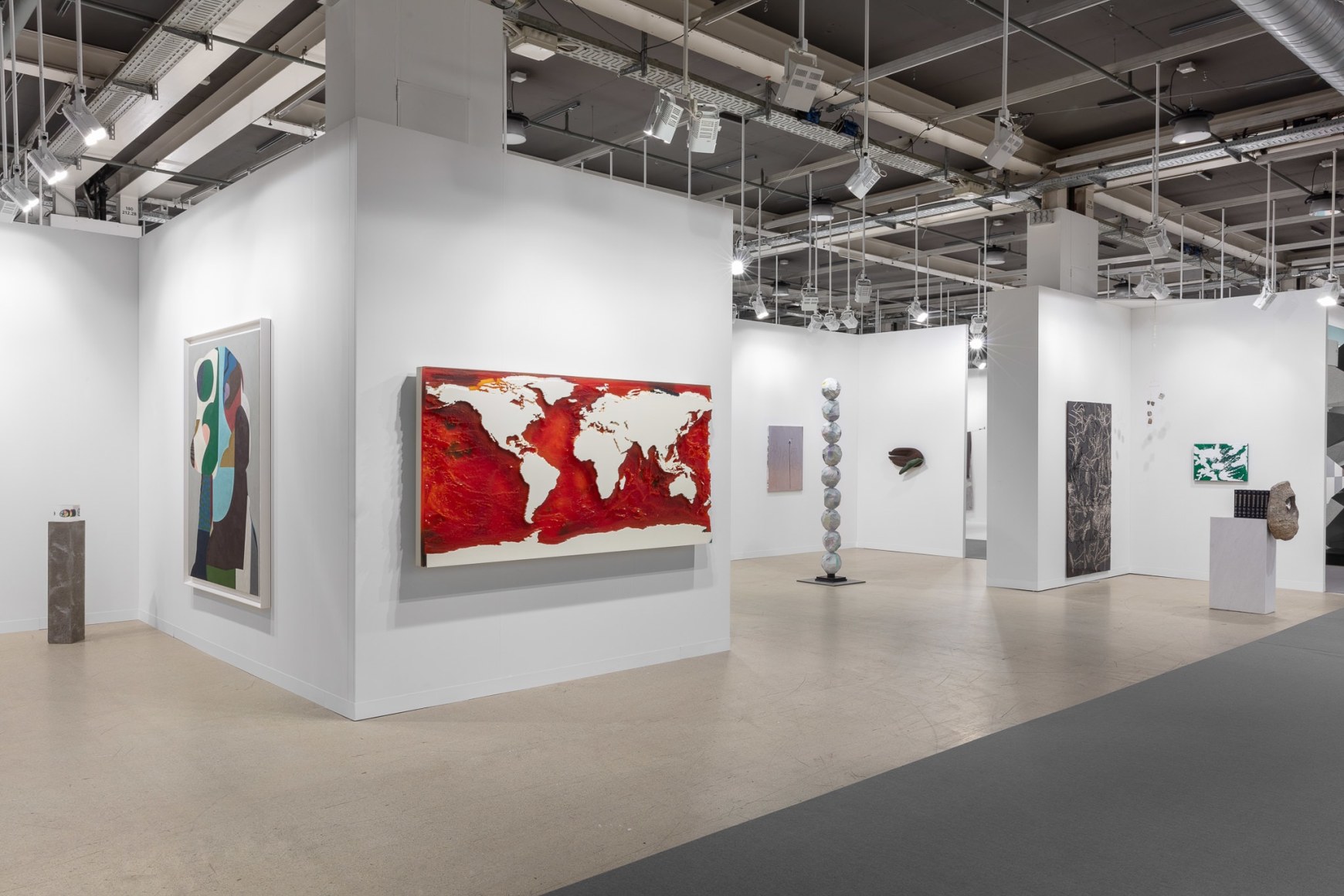 Installation view, Art Basel, 2024. 303 Gallery, Booth K21. Photo: Sebastiano Pellion di Persano