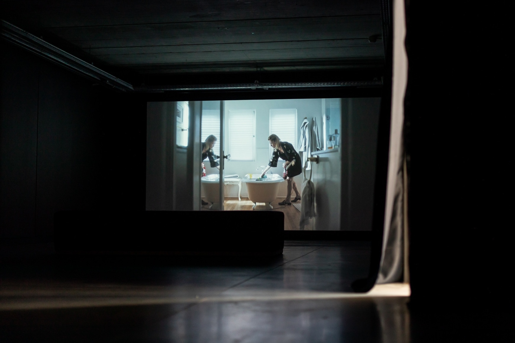 Installation view: Kim Gordon, Object of Projection, curated by Lawrence English, gnration, Braga, Portugal., Photo: Adriano Ferreira Borges