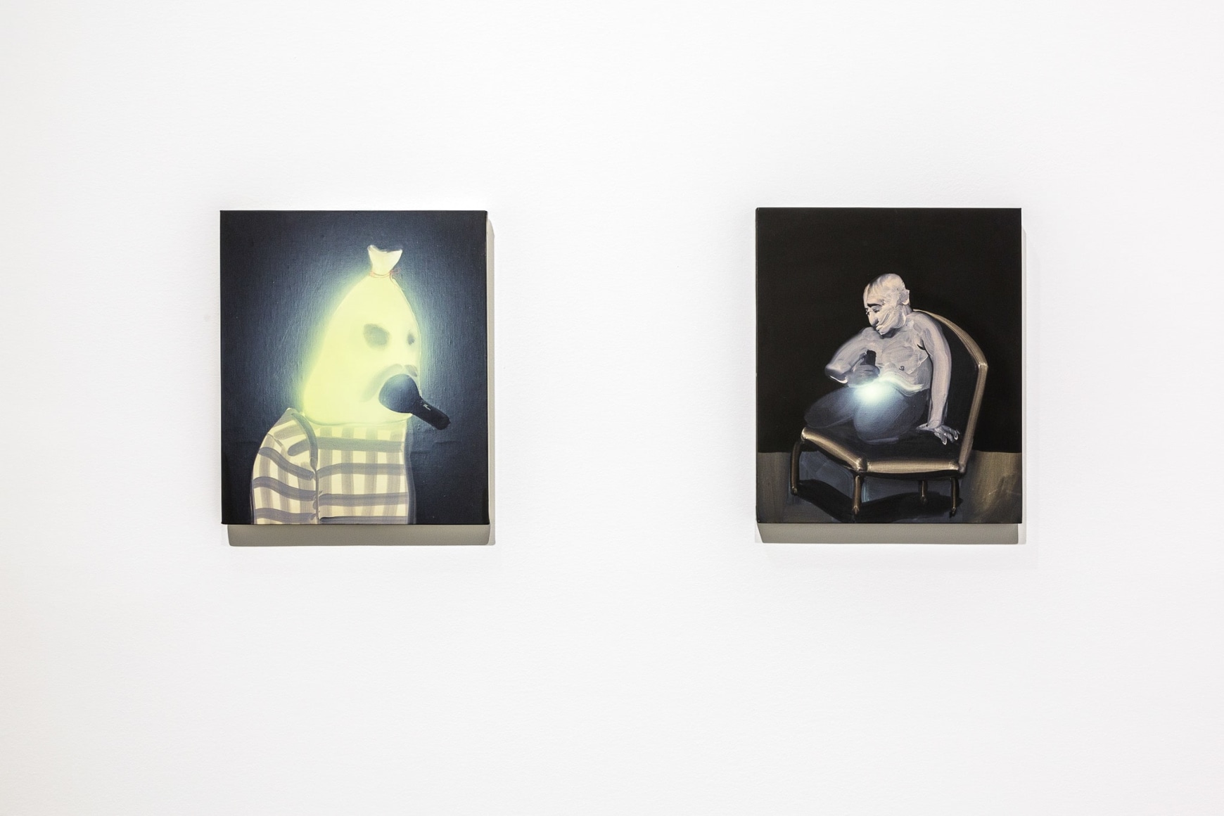 Installation view: Tala Madani: First Light, MIT List Visual Arts Center, 2016