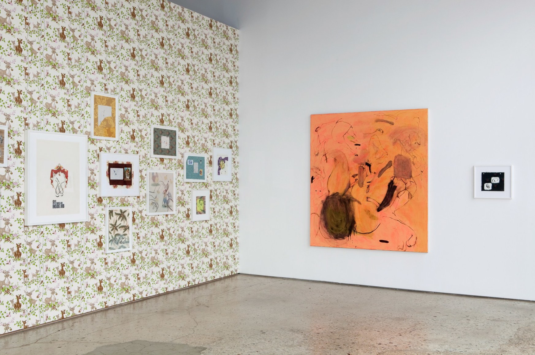 Sue Williams, Installation view: Al-Qaeda is the CIA, 303 Gallery, 2010