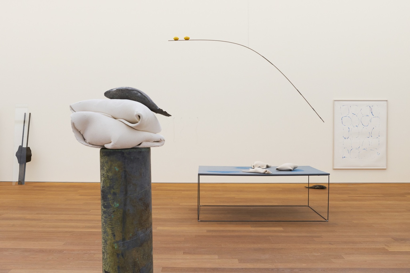 Installatation view: Katinka Bock - Smog / Tomorrow’s Sculpture, Mudam Luxembourg, 2018, Photo: Johannes Schwartz
