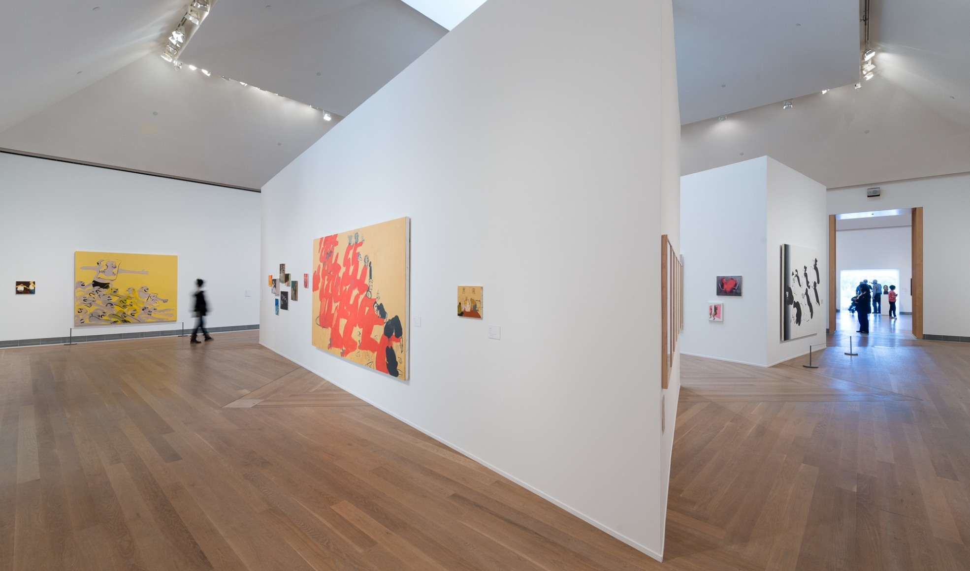 Installation view: Tala Madani: Rip Image, Moderna Musseet, Stockholm, 2013