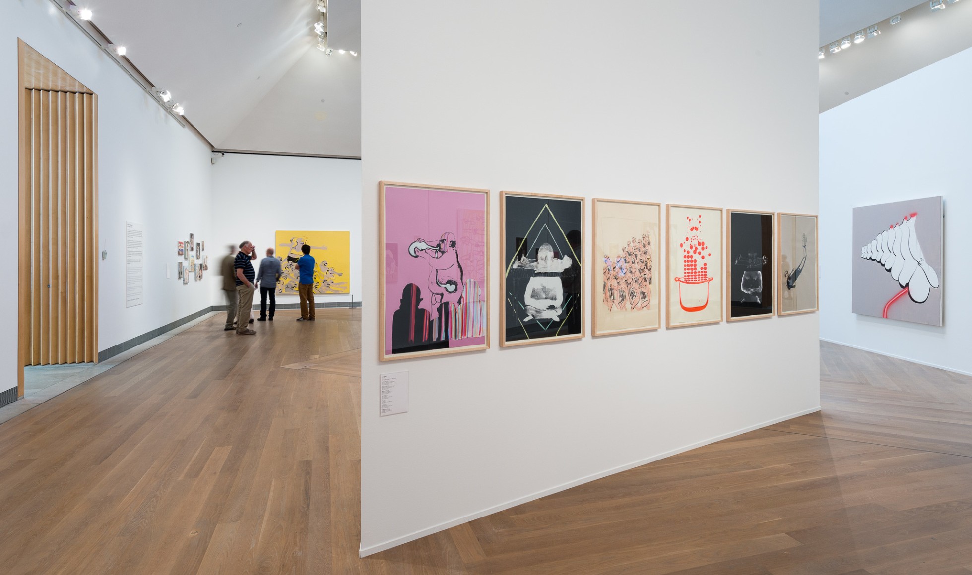Installation view: Tala Madani: Rip Image, Moderna Musseet, Stockholm, 2013