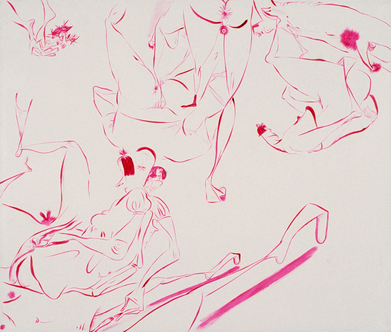 Sue Williams, Sunset, 1996