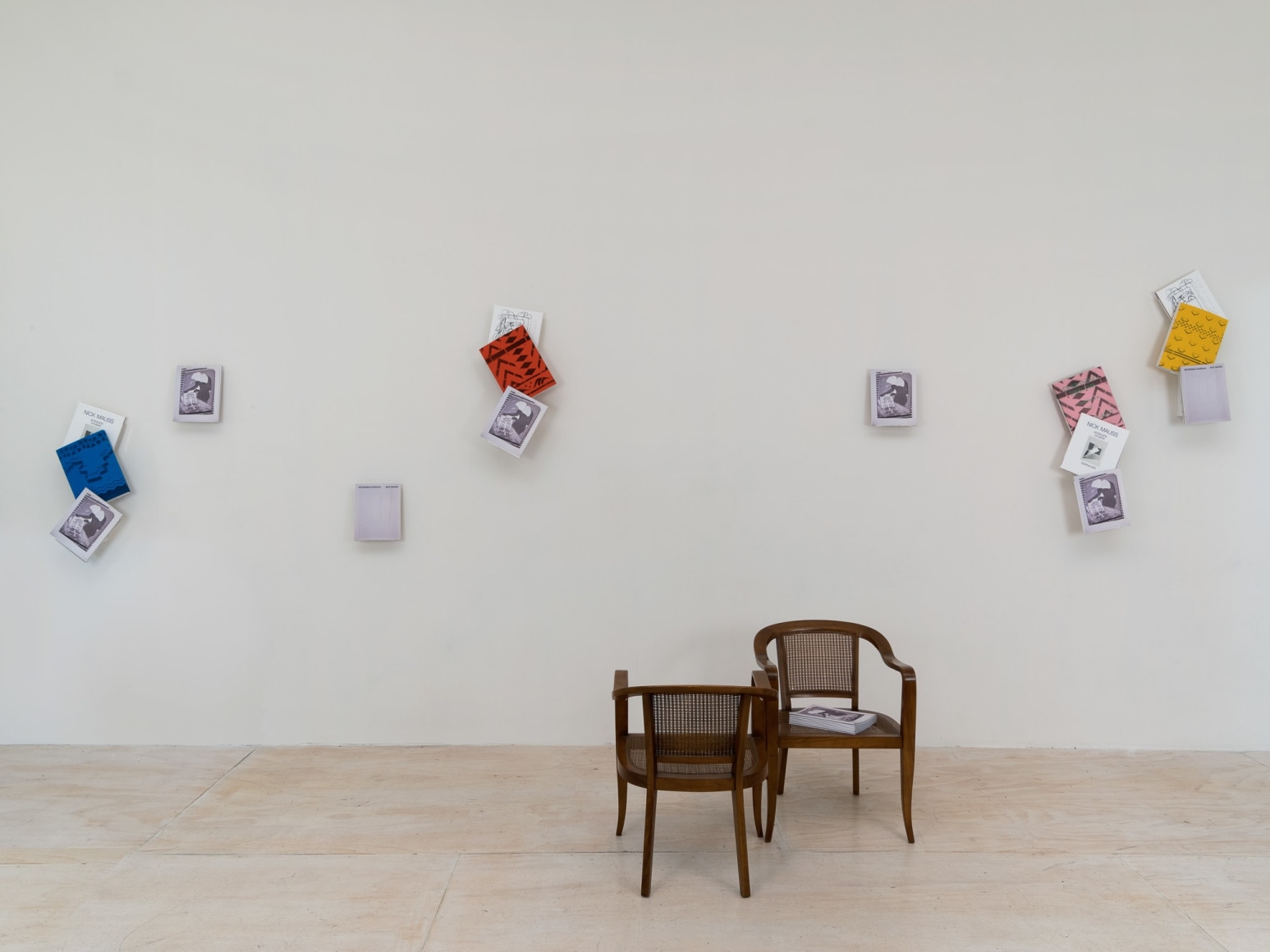 Nick Mauss, Installation view: Printed Matter's New York Art Book Fair, 303inPrint, Booth M01, 2017