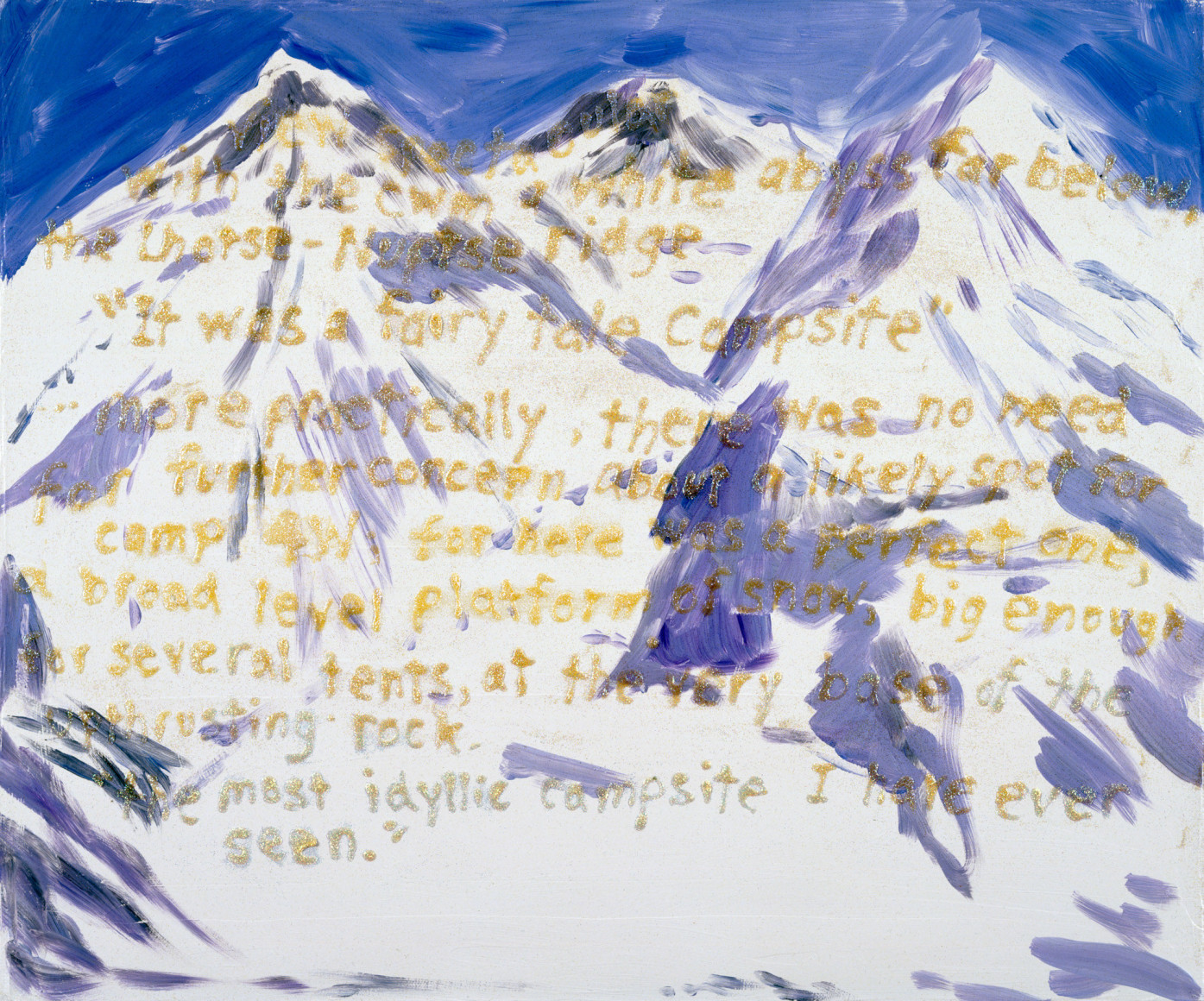Karen Kilimnik, a fairy tale campsite, 2000