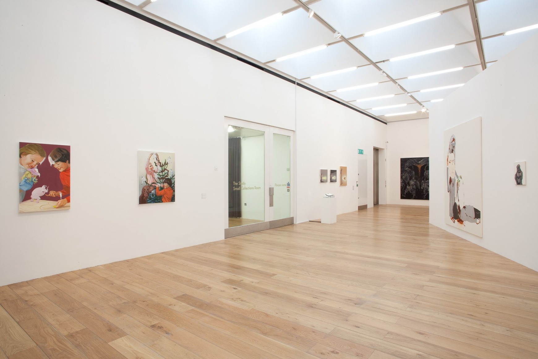 Installation view: Tala Madani, Nottingham Contemporary, 2014
