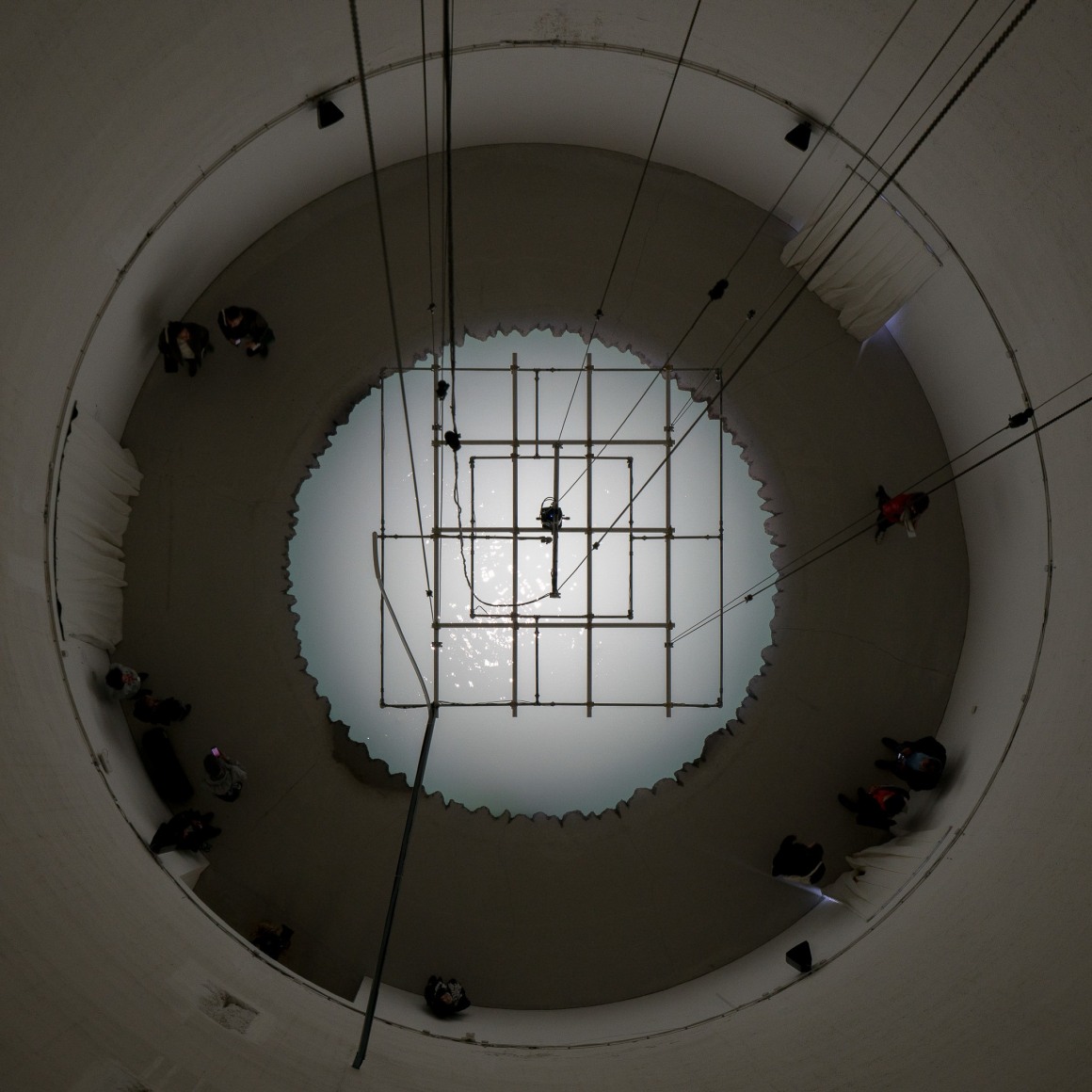Installation view: Doug Aitken, Sonic Fountain II, 2013/2015, 14th Biennale De Lyon, 2017