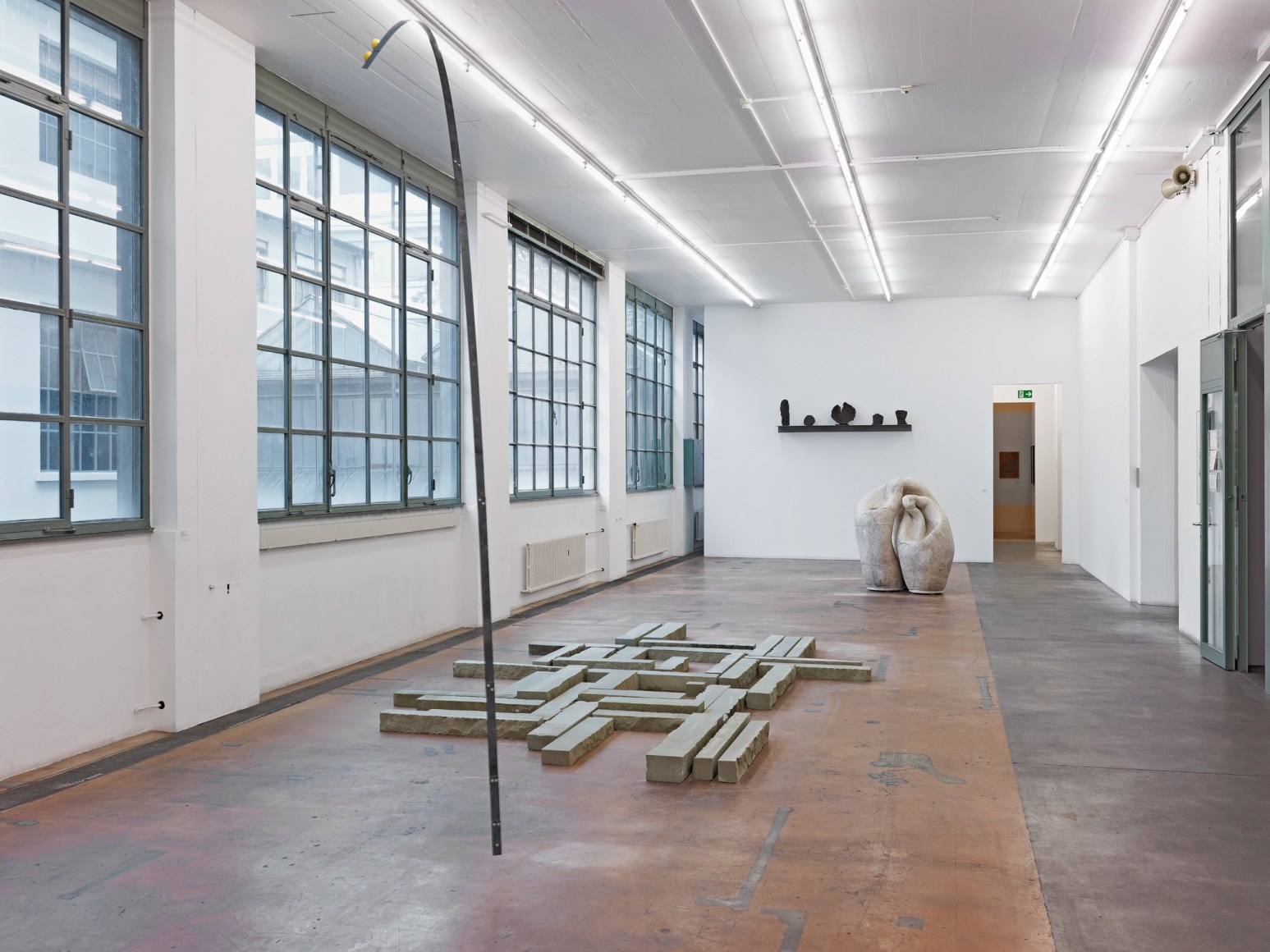 Installation view: Katinka Bock, 40 Räuber, MAMCO, Genève, 2013, Photo: Ilmari Kalkkinen