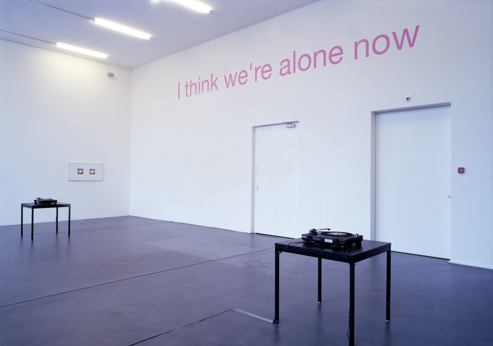 Rodney Graham, Installation view: Music and Noise, Kunsthalle Z&uuml;rich, 2002