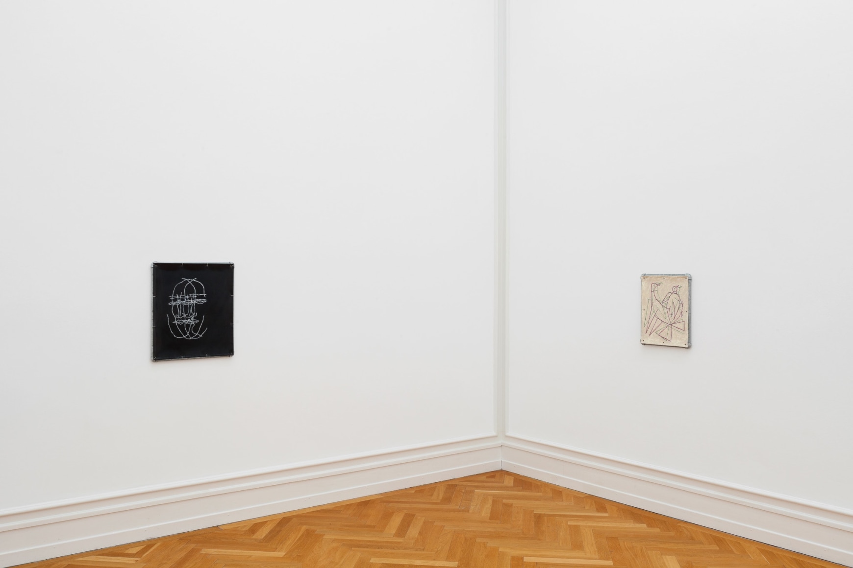 Valentin Carron, Installation view: Do ré mi fa sol la si do, Kunsthalle Bern, 2014